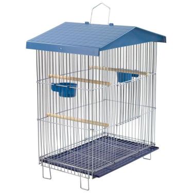 Imagem de Viveiro Pequeno Dobrável De Parede Azul Com Bandeja Zincada