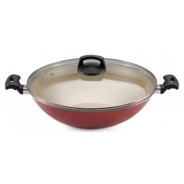 Imagem de Panela Wok 32 Antiaderente Cereja Premium