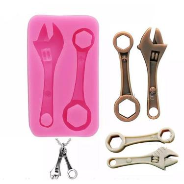 Imagem de Molde De Silicone Ferramenta Chave Inglesa Catraca