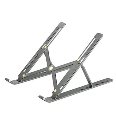 Imagem de Suporte portátil de alumínio dobrável para notebook base para laptop Maxbook Pro suporte ajustável acessórios para computador