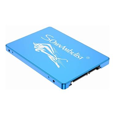 Imagem de Somnambulist SSD 2TB SATA III 6GB/S Interno Disco sólido 2,5”7mm 3D NAND Chip Up To 520 Mb/s (Azul Bovino-2TB)