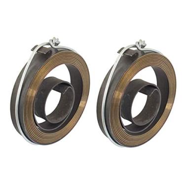 Imagem de XMHF 2 peças de mola de retorno de prensa de broca, conjunto de mola de retorno de alimentação, 1,5 m de comprimento, 57 x 10 x 1 mm