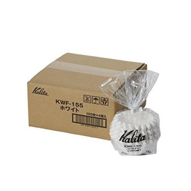Imagem de Kalita [Conjunto de 4] Filtro New Wave KWF-185 Branco #22212 [Gotejador 185 / para 2 ~ 4 pessoas] 100 peças × 4 com um clipe de papel original 220 mm × 220 mm × 110 mm Branco 43208-3619