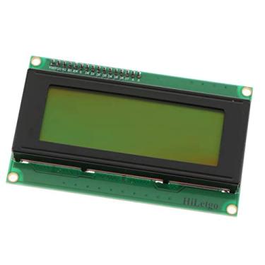 Imagem de HiLetgo Tela LCD 2004 20 x 4 Serial com adaptador IIC I2C amarelo verde cor LCD para Arduino Raspberry Pi