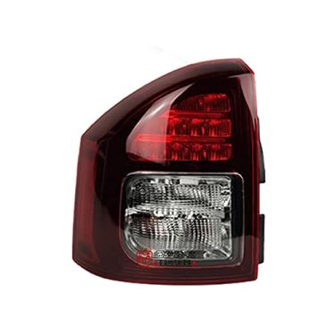 Imagem de JESYMBX Lâmpada traseira esquerda traseira lâmpada de para-choque traseiro lâmpada de parada traseira lâmpada de seta aviso montagem de peças de automóvel compatível com Jeep Compass 2011 2012 2013 2014 2015 vermelho