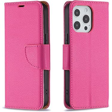 Imagem de KOSSMA Capa carteira para iPhone 13 Mini /13/13 Pro/13 Pro Max, capa de telefone flip estilo livro com slots de cartão suporte proteção da câmera alça de pulso capas TPU (Cor: rosa, tamanho: 13pro 6,1 polegadas)