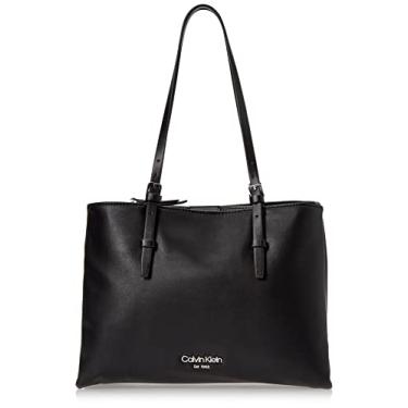 Imagem de Calvin Klein Bolsa com compartimento triplo Penny, Preto/prata, One Size