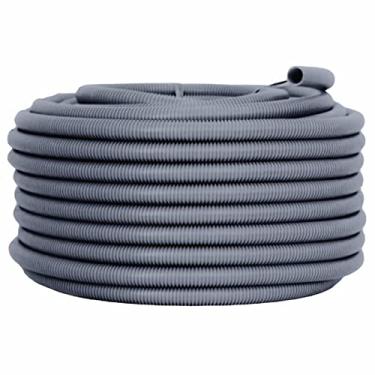 Imagem de Conduíte Eletroduto Corrugado Super Flexível 1" Extra-Forte 50 Metros Cinza