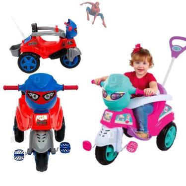 Triciclo Infantil Avespa Motoquinha Com Empurrador Motoca De Empurrar Maral  Para Criança em Promoção na Americanas