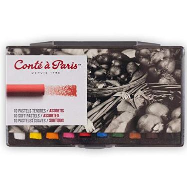 Imagem de Conte a Paris Pastel Seco Conté à Paris Soft 10 Cores, 10 Cores