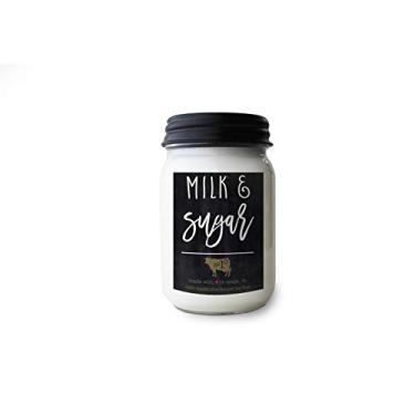Imagem de Milkhouse Candle Company, Farmhouse Collection, pote de conserva de 368 g, leite e açúcar