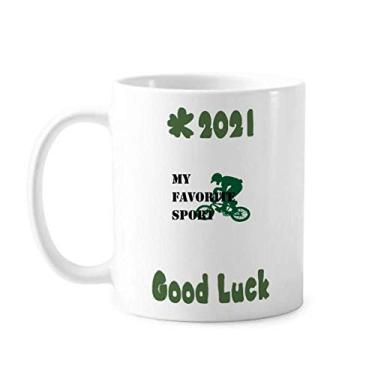 Imagem de Like Sports Fitness Balanced Cross-Country Good Luck 2021 Caneca Cerâmica Café Porcelana Copo Mesa