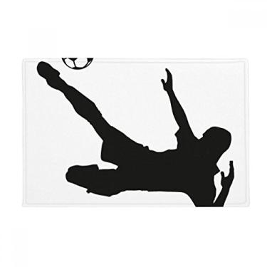 Imagem de DIYthinker Tapete esportivo de futebol americano, tapete antiderrapante para porta de banheiro