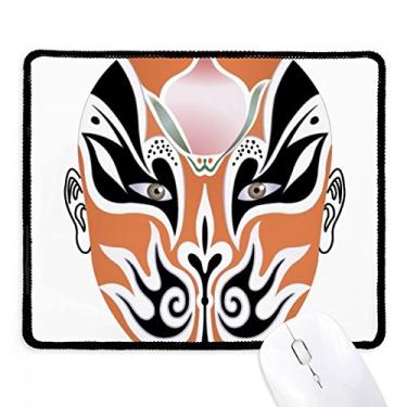Imagem de Mousepad Jinshuiqiao colorido com borda costurada e cabeça facial Peking Opera