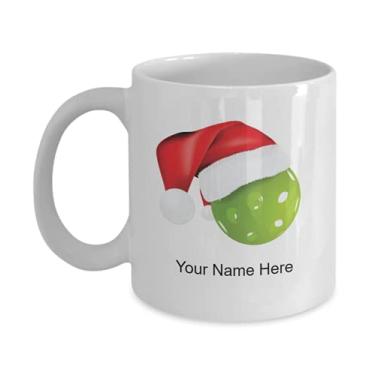 Imagem de Caneca personalizada Pickleball, copo de café Pickleball, ideia de presente de Pickleball, copo de café de Pickleball personalizado, caneca de Pickleball personalizada - Caneca de café de 325 ml