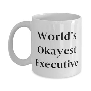 Imagem de Presentes executivos para colegas de trabalho, executivo mais ok do mundo, Executivo Love Executive 325 ml, caneca do time Leader