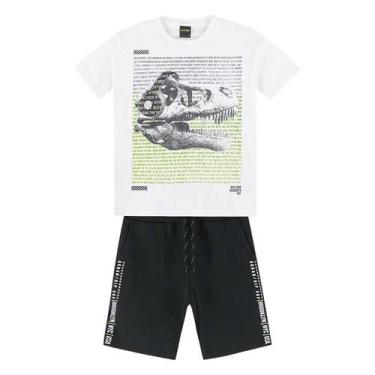 Imagem de Conjunto Infantil Masculino Camiseta + Bermuda Lemon Kids 81129