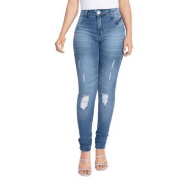 Imagem de Calça Jeans Feminina Skinny Básica Biotipo