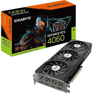 Imagem de Placa de Vídeo Gigabyte NVIDIA GeForce RTX 4060 Gaming OC, 8GB, GDDR6, 128-bit, Preto