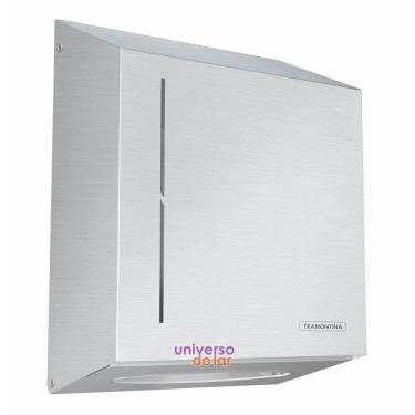 Imagem de Dispenser Para Papel Toalha Tramontina Em Aço Inox Com Acabamento Scotch Brite Aço Inox
