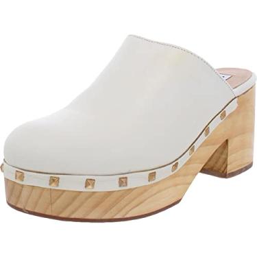 Imagem de Steve Madden Brooklyn-1 Mule Feminino, Couro de osso, 11