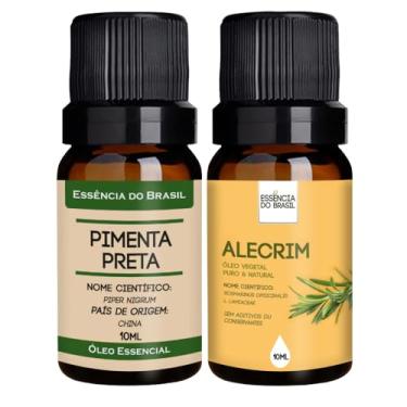 Imagem de Kit Óleo Essencial Pimenta Preta + Vegetal de Alecrim 10ml