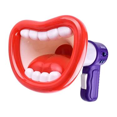 Imagem de Fancyes Microfone de Gravação de Trompete de Brinquedo Trocador para Crianças Presentes Engraçados, Branco