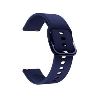 Imagem de Pulseira para Amazfit GTR 3/3 PRO / 2 / 2e / GTR 47mm / Pace/Stratos 1 2 3 / Mi Watch Color Silicone Modelo Sport (GTR 2 / 2e, Azul-Dark)