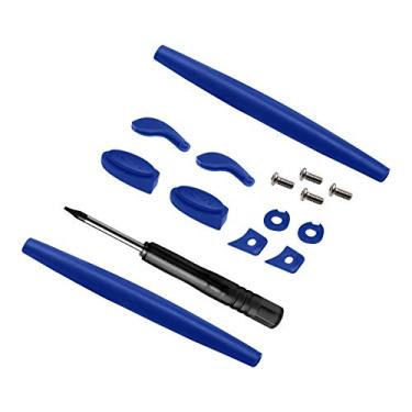 Imagem de OSharp Meias auriculares de substituição de desempenho, almofadas de nariz, chave de fenda, parafusos para óculos de sol Oakley Juliet - Azul