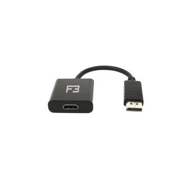 Imagem de Adaptador Displayport para HDMI, F3, Preto - JC-CB-DMI