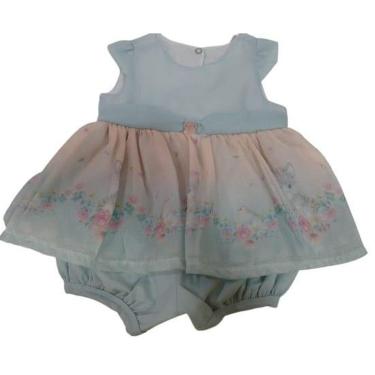 Imagem de Macacão Luxo Bebê Menina Estampa Paraiso Banho de Sol 13909-Feminino