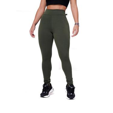 Imagem de Calça Feminina Legging Neoprene Com Bolso Cos/Alta-Feminino