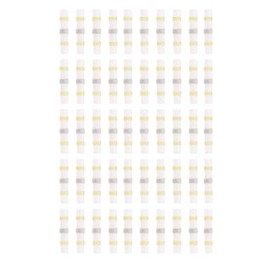 Imagem de Venda Louca Tubo termorretrátil, kit de conector de fio de vedação de solda Conector de solda termorretrátil Conector de fio isolado termofusível para reboque para casa para barco(SST-S41 (yel