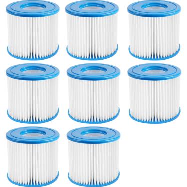 Imagem de Macaberry Cartucho de filtro de piscina tipo D de substituição compatível com Summer Waves P57100102, P57000104, Intex Type D, filtro de piscina Summer Escapes, filtro VII, bomba de piscina RX600