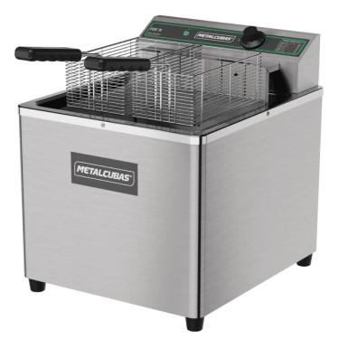 Imagem de Fritador Elétrico Zona Fria de Óleo de Mesa Foe 15 m 8000w 220v - Metalcubas