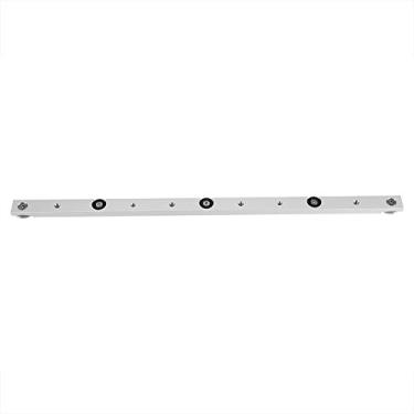 Imagem de Barra de esquadria de liga de alumínio, barra deslizante e barra de fixação serra de mesa haste ferramenta de trabalho de madeira durável em uso barra de esquadria de 450 mm serra de mesa medidor de