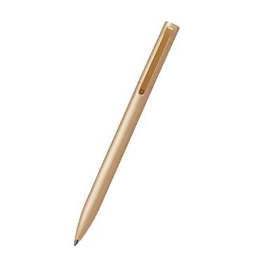 Imagem de Xiaomi Canetas de metal retráteis Mijia PREMEC tinta lisa Suíça refil 0,5 mm para assinatura de escritório Mi canetas de liga de alumínio (caneta dourada de alumínio)