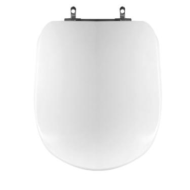 Imagem de Assento Sanitário Poliéster Para Louça Life/Vogue Plus (Celite/Deca) Aço (Reb. Oculto) Branco Sedile Branco