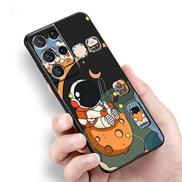 Imagem de Star Cute para Samsung Galaxy S10 S10E S9 S8 S7 S6 S22 S21 S20 FE Ultra Pro Lite Edge Plus 5G Capa de Telefone Preta, Estilo 06, Para Samsung S8