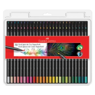 Imagem de Ecolápis De Cor Faber Castell Supersoft 50 Cores