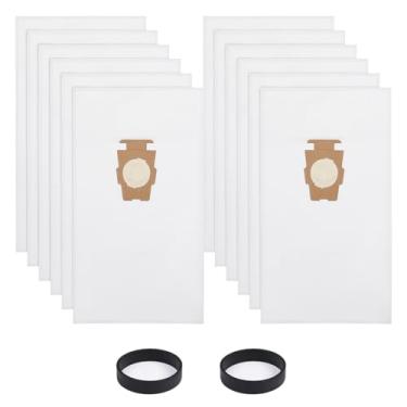 Imagem de Pacote com 12 sacos para aspirador de pó 204814 205811 Micron Magic HEPA Filter Plus compatíveis com Kirby Sentria, Sentria II, Avalir I, Avalir II, G4, G5, G6, Ultimate G Series, Diamond Edition,