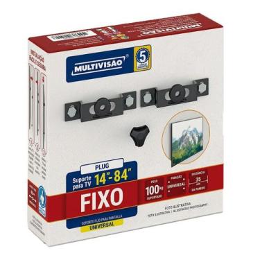 Imagem de Suporte Fixo Smart Tv Led Lcd 4k 14 À 84 Polegadas  - Multivisão