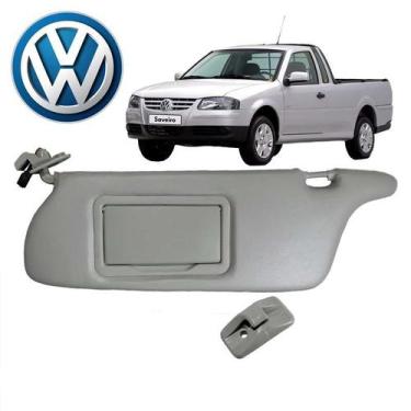 Imagem de Quebra Sol e Presilha Saveiro G4 2008 Luz  Esquerdo - NWT