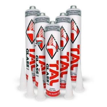 Imagem de Kit Cola De Para Brisas Cx 5 Un. Para Vidros Automotivos Aplicação Ráp