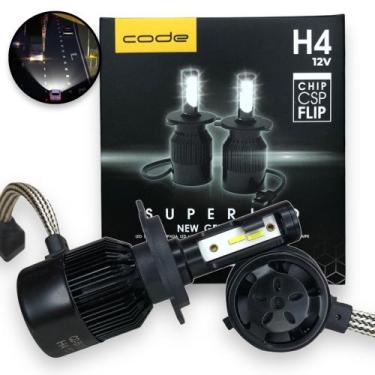 Imagem de Super Led 6000K com 7800 Lúmens Code H4 By Tech One