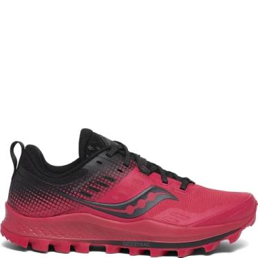 Imagem de Saucony Tênis de caminhada feminino Peregrine 10, Barberry/Preto, 7
