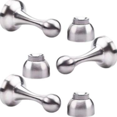 Imagem de Trava Porta C/ Imã Prendedor Magnético Fixador Porta Batedor Prendedor