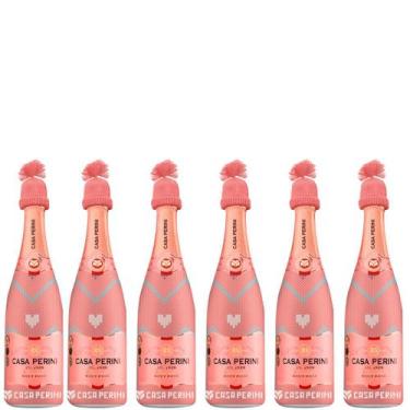 Imagem de Espumante Brut Rose Charmat Winter Casa Perini 750ml Kit 6un