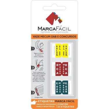 Imagem de Etiquetas Vade Mecum E Clt Marca Fácil - Matérias, OAB e Concursos