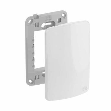 Imagem de  compose placa + suporte 4x2 cega branca  - weg
